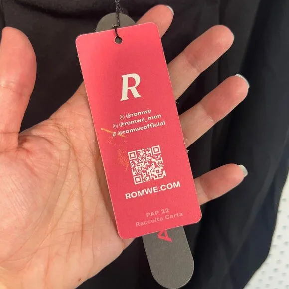 NWT ROMWE PUNK Plus Size Black Rock Solid Overall Dress Without Shirt - Picture 5 of 6